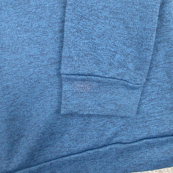Nike Sweater Mens XL Blue Thermafit Fleece Activewear Pullover Hoodie Sweatshirt - Picture 6 of 9